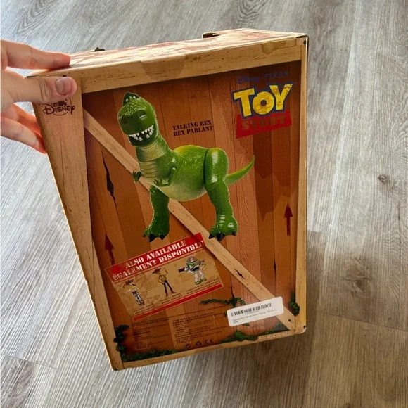 Toy Story Usa Disney Store Limited Edition Talking Figure Rex/Disney Pixar - Picture 7 of 9